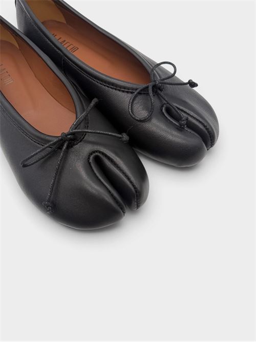 Ballerina Tabi in pelle nappa nera IL LACCIO | 5462NAPPANERO